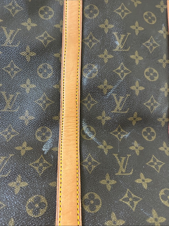 Louis Vuitton VINTAGE Brown Monogram Randonnee Leather Backpack